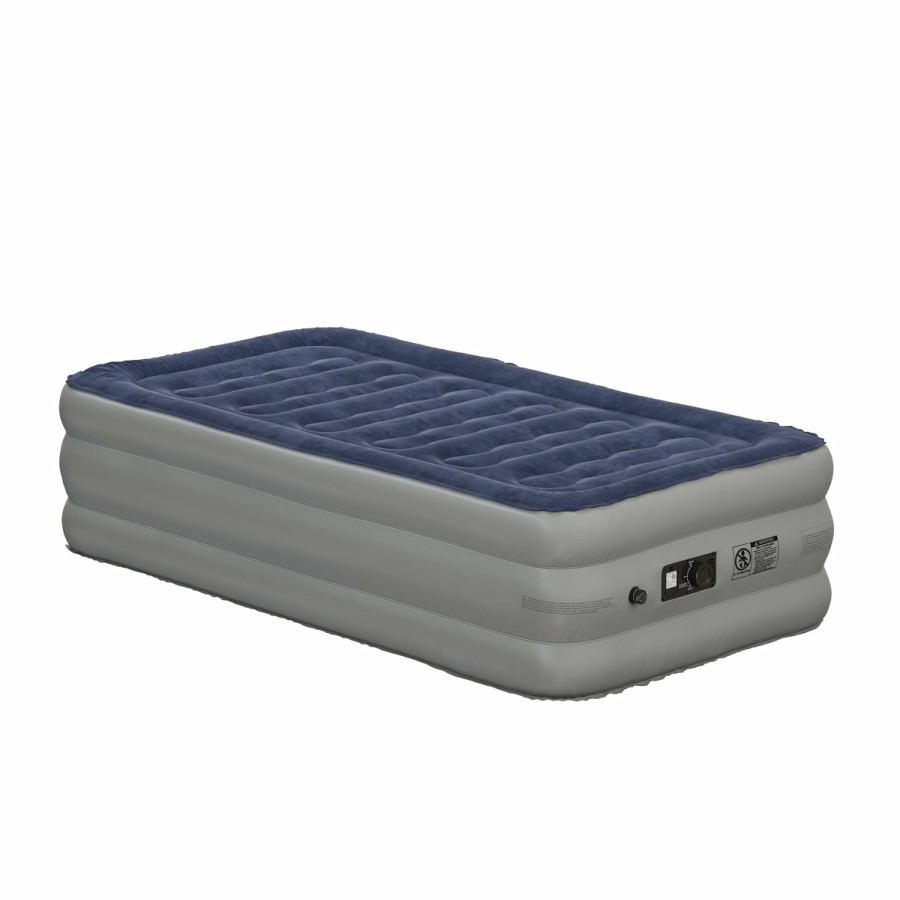 More FLASH | 18 Inch Air Mattress With Etl Certified Internal Electric Pump And Carrying Case