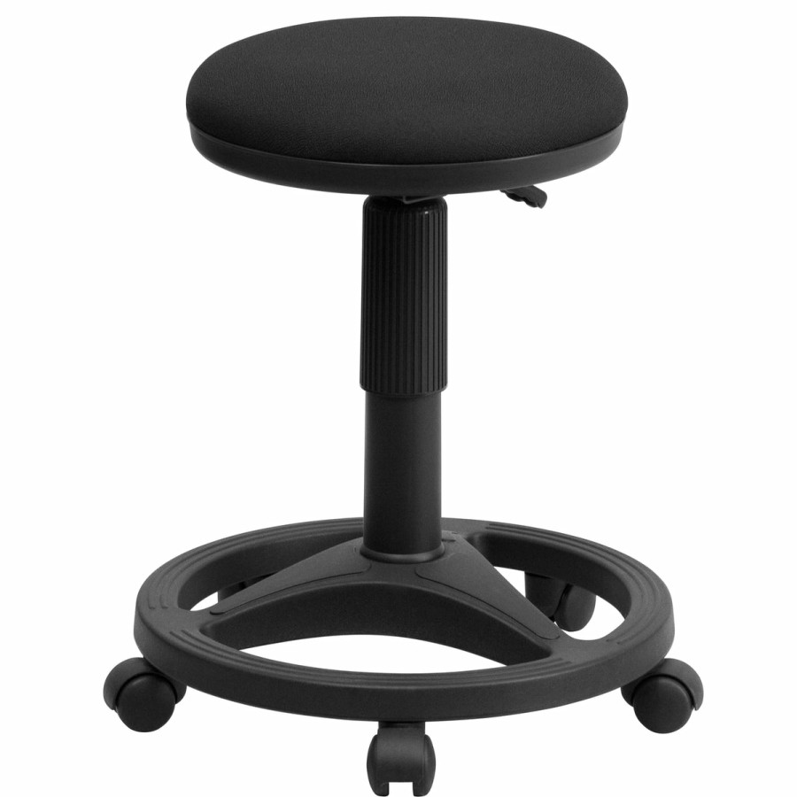 Office & Reception FLASH Task Office Chairs | Ergonomic Stool With Foot Ring