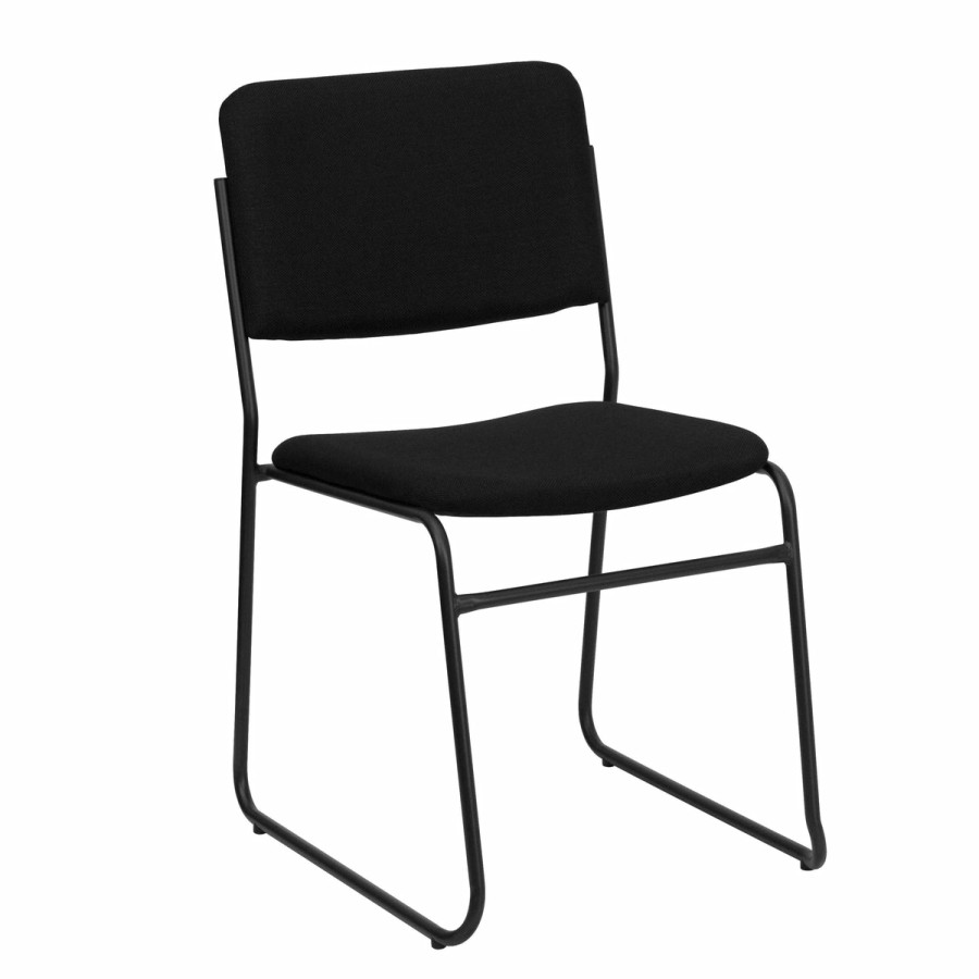 Office & Reception FLASH Reception Stack Chairs | Hercules Series 500 Lb. Capacity High Density Stacking Chair With Sled Base