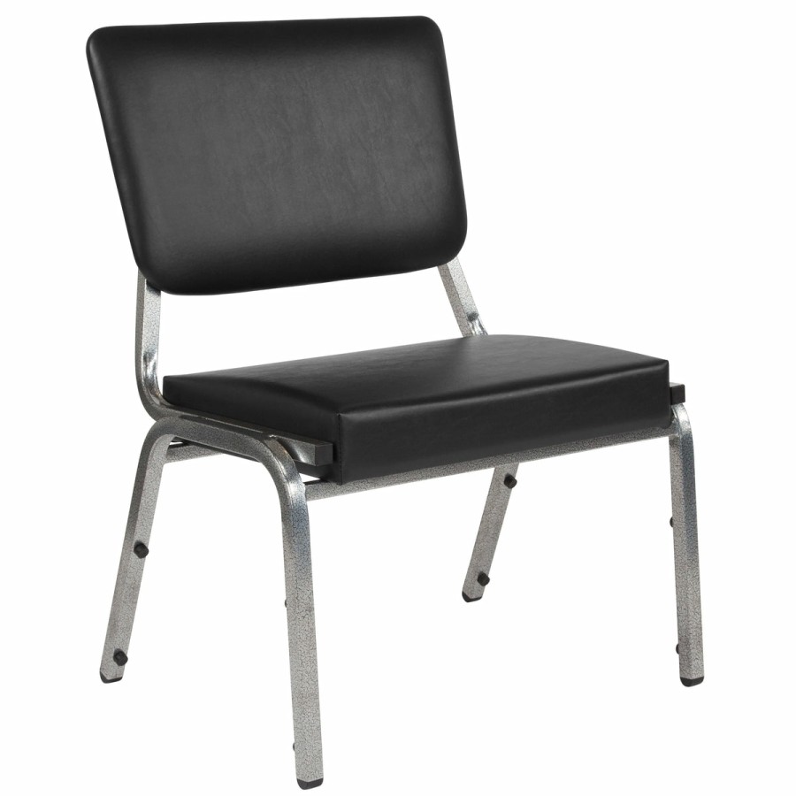 Office & Reception FLASH Medical Specialty Furniture | Hercules Series 1000 Lb. Rated Antimicrobial Bariatric Medical Reception Chair With 3/4 Panel Back