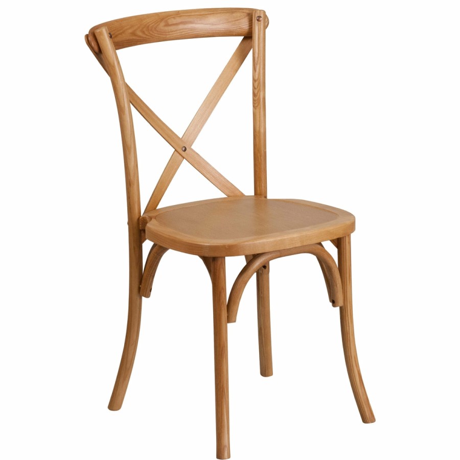 Folding & Event FLASH Cross Back Chairs | Hercules Series Stackable Wood Cross Back Chair