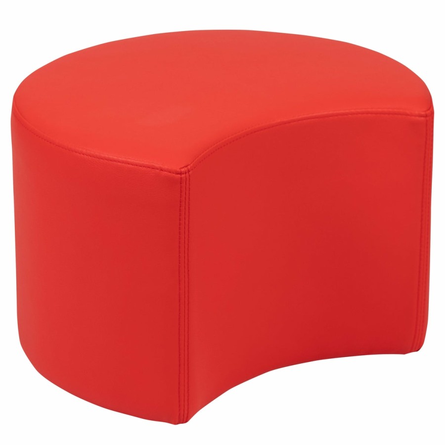 Classroom FLASH Soft Seating | Soft Seating Flexible Moon For Classrooms And Daycares - 12" Seat Height