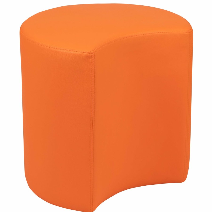 Classroom FLASH Soft Seating | Soft Seating Flexible Moon For Classrooms And Common Spaces - 18" Seat Height