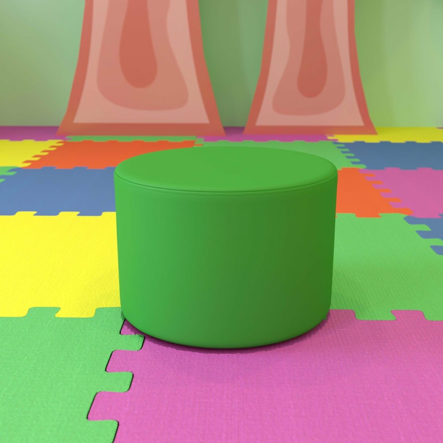 Classroom FLASH Soft Seating | Soft Seating Flexible Circle For Classrooms And Daycares - 12" Seat Height