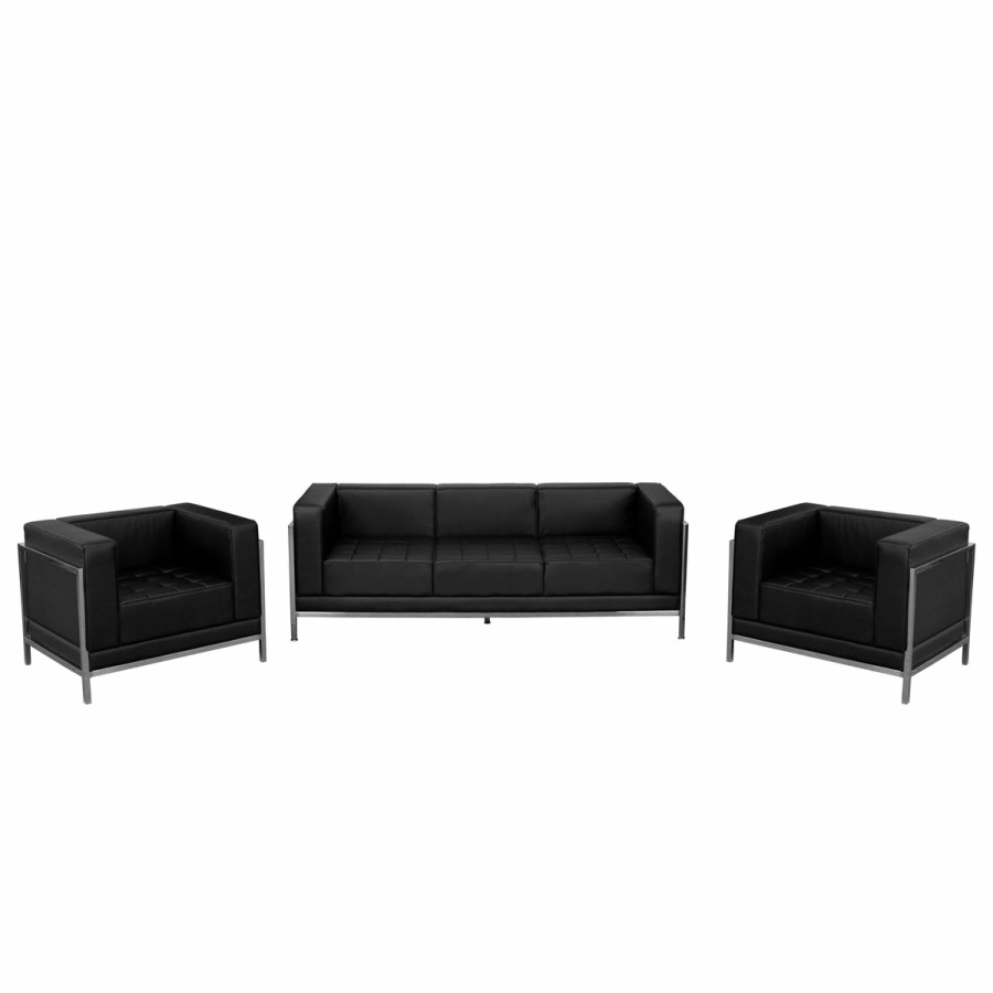 Office & Reception FLASH Modular Reception Sets | Hercules Imagination Series Leathersoft Sofa & Chair Set