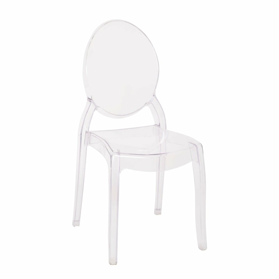 Folding & Event FLASH Ghost Chairs & Stools | Extra Wide Resin 700 Lb. Weight Capacity Banquet And Event Ghost Chair For Indoor/Outdoor Use